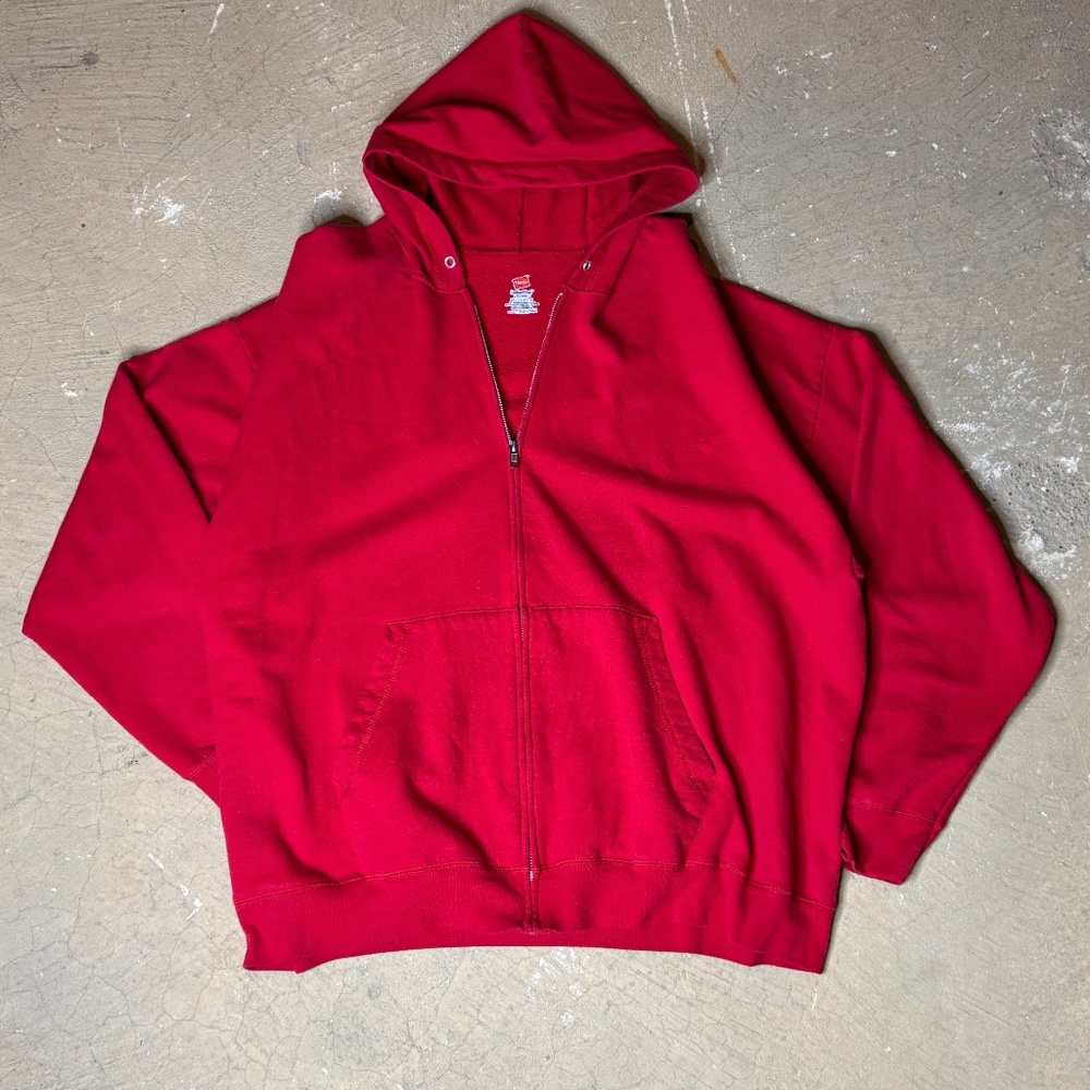 VINTAGE Red Zip Up!